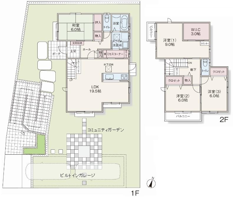 Floor plan. (20-2 No. land), Price 34,800,000 yen, 4LDK+S, Land area 245.81 sq m , Building area 116.76 sq m
