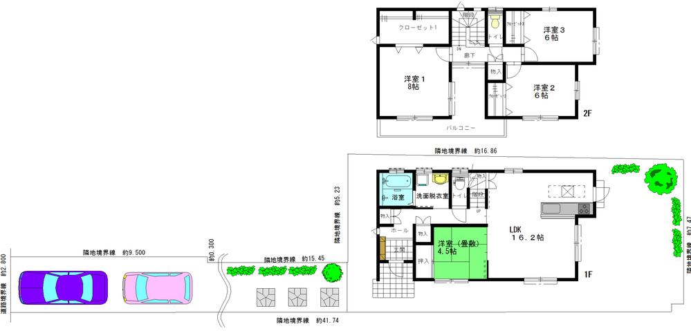 Floor plan. 31,800,000 yen, 4LDK, Land area 193.29 sq m , It is a building area of ​​108.51 sq m floor plan