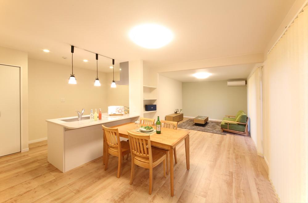 Living. Open living dining.