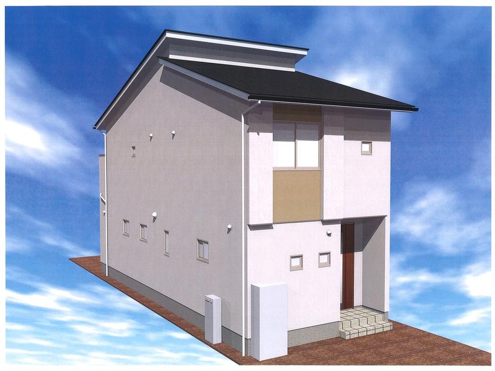 Rendering (appearance). A Building parking two cars Allowed!