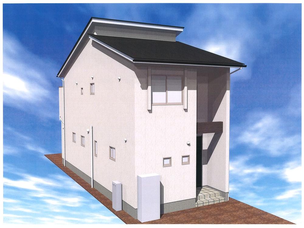 Rendering (appearance). B Building parking two cars Allowed!