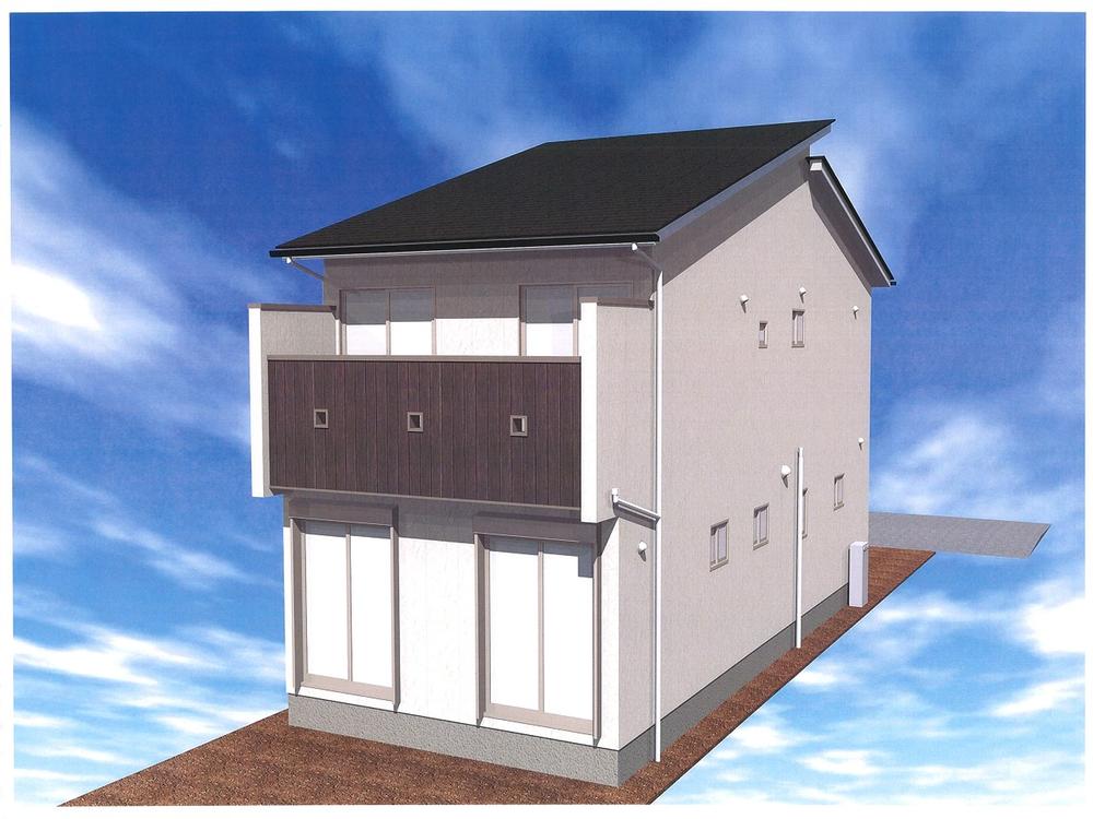 Rendering (appearance). B Building south balcony!