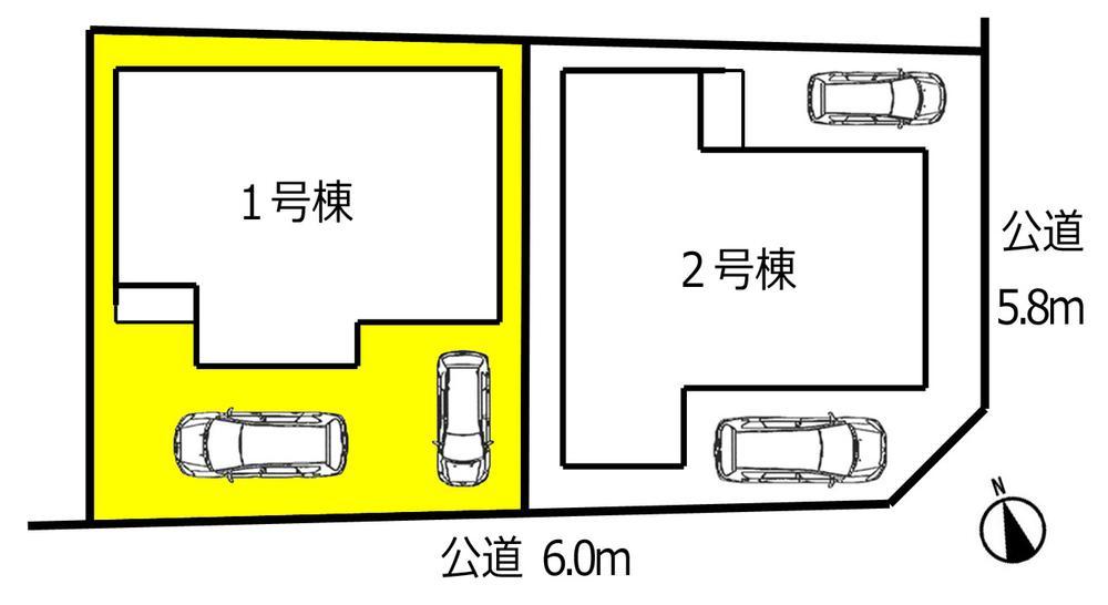 The entire compartment Figure. The property is 1 Building. Shaping land! You can park two cars