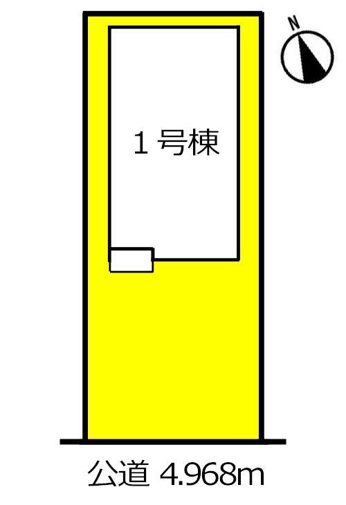 Compartment figure. All is one building. Car two parallel parking can be shaped land!