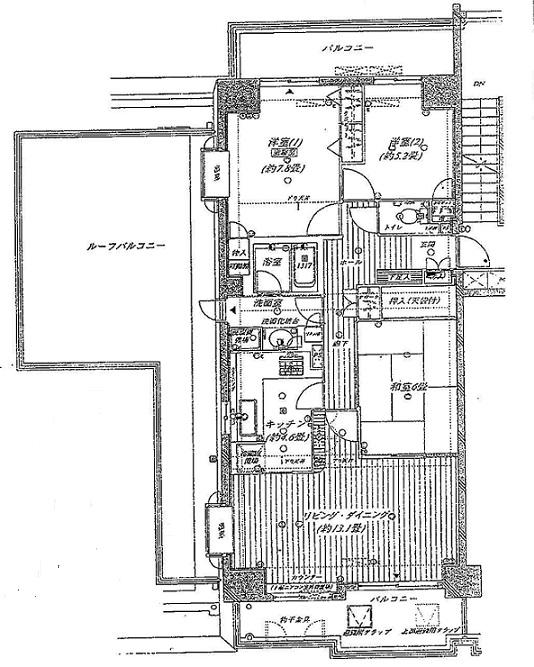 Floor plan. 3LDK, Price 11.8 million yen, Occupied area 84.17 sq m , Balcony area 17.91 sq m