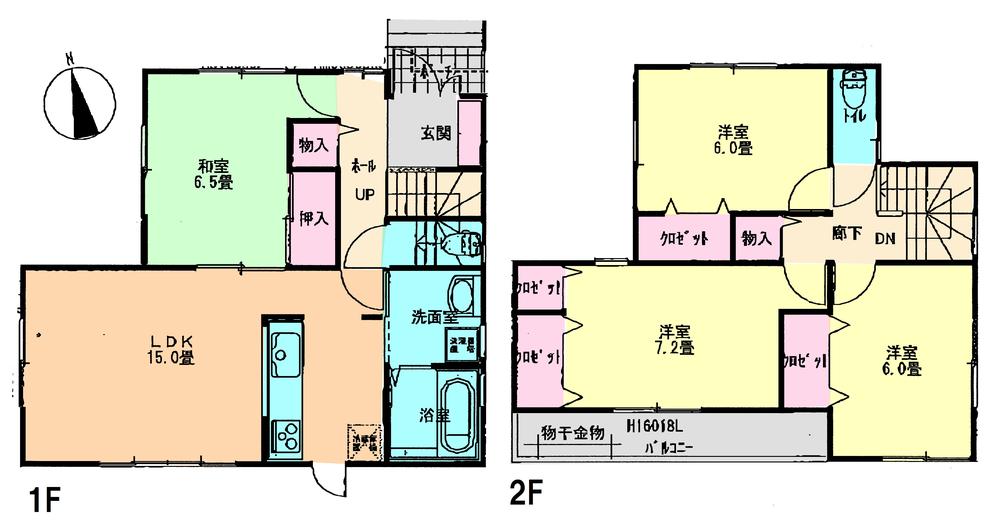 Floor plan. (1 Building), Price 23.8 million yen, 4LDK, Land area 139.32 sq m , Building area 97.61 sq m