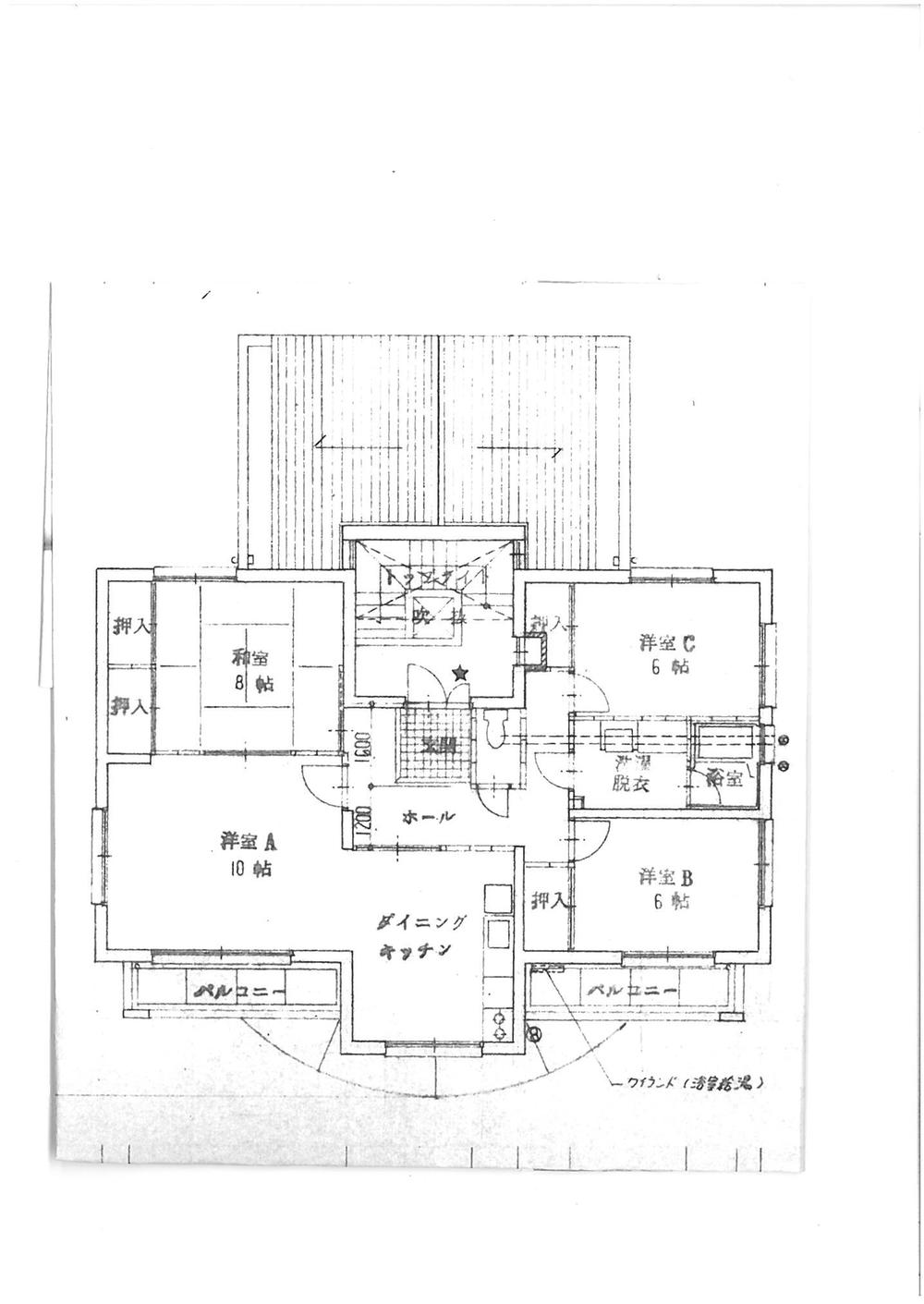 Floor plan. 3LDK, Price 13.5 million yen, Occupied area 83.93 sq m , Balcony area 10.2 sq m