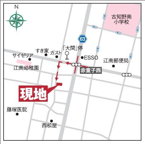 Local guide map. Detail view