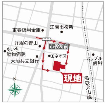 Local guide map. Detail view