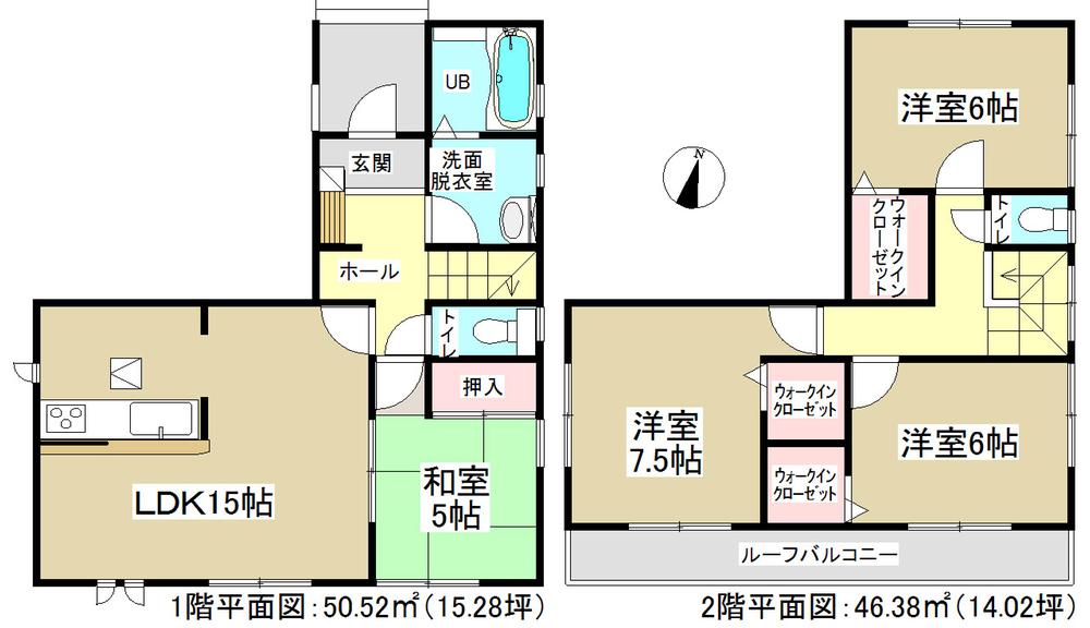 Floor plan. 23,900,000 yen, 4LDK, Land area 135 sq m , Building area 96.9 sq m