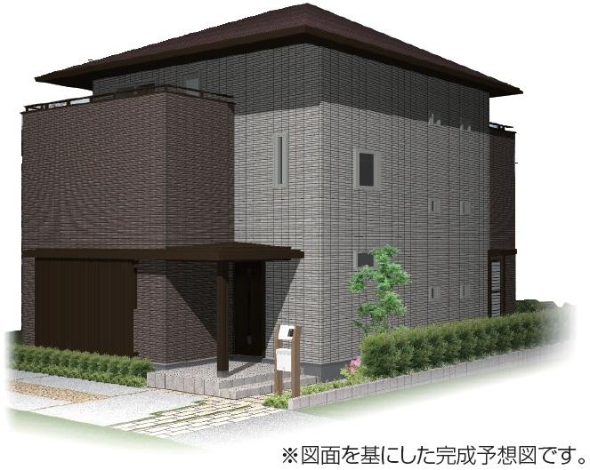 Rendering (appearance). No. 11 place GENIUS  ※ Completion expected view was based on the drawings. 