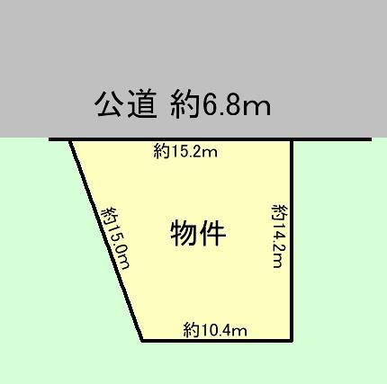 Compartment figure. Land price 13.2 million yen, Land area 182.75 sq m