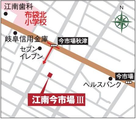 Local guide map. Enlarged map