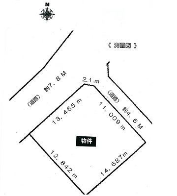 Compartment figure. Land price 21 million yen, Land area 187.04 sq m