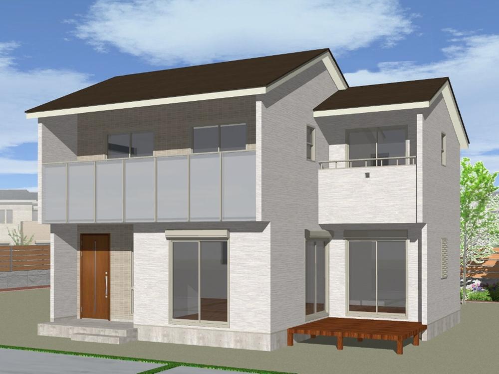 Rendering (appearance). (No. 6 land House) Rendering