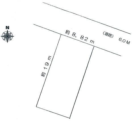 Compartment figure. Land price 23.5 million yen, Land area 167.96 sq m