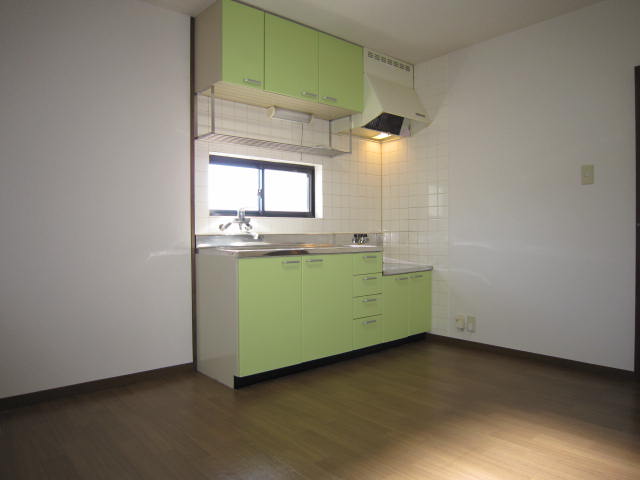 Kitchen. Bright kitchen there is a small window