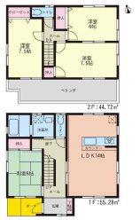 Floor plan. 33 million yen, 4LDK, Land area 125 sq m , Building area 100 sq m