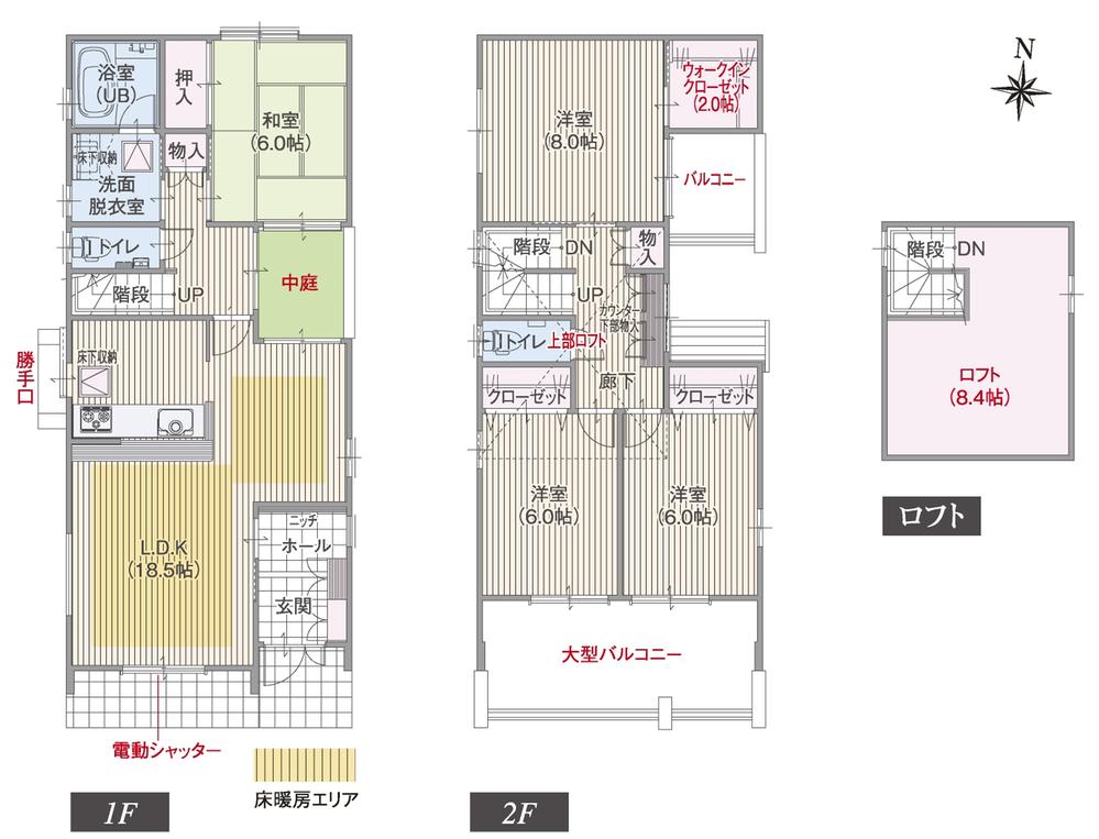 Floor plan. (T-3), Price TBD , 4LDK, Land area 133.01 sq m , Building area 113.45 sq m