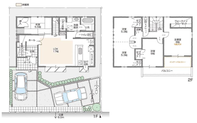 Floor plan. (A Building), Price 48,500,000 yen, 5LDK+3S, Land area 158.47 sq m , Building area 119.27 sq m