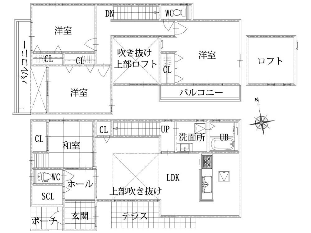 Floor plan. 41,900,000 yen, 4LDK, Land area 135.75 sq m , Building area 110.49 sq m