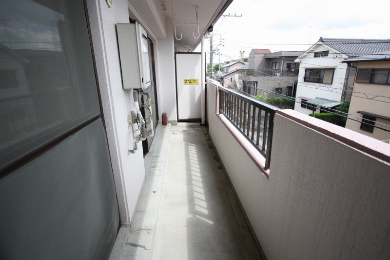 Balcony. Likely laundry is well dry. 