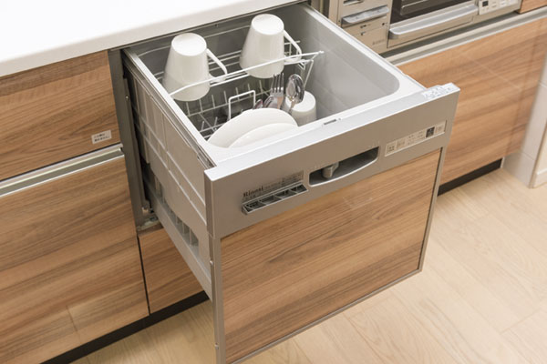 Kitchen.  [Dishwasher] Speedy to wash a lot of dishes. Do not take place is the drawer-type (same specifications)