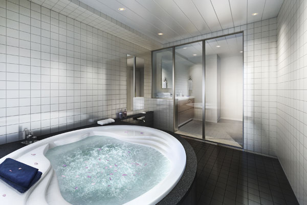 Shared facilities.  [Guest rooms] Visit the parents and relatives, Friends can stay, Prepare a "Japanese guest room" with a "Suite Guest Room" and the Japanese-style Jacuzzi. I feel like to stay in hotel, Able to stay and without hesitation ※ Paid (Suite Guest Room Rendering)
