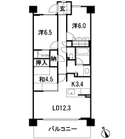 Floor: 3LDK, occupied area: 76.82 sq m, Price: 27,980,000 yen