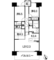 Floor: 3LDK, occupied area: 76.82 sq m, Price: 28,080,000 yen