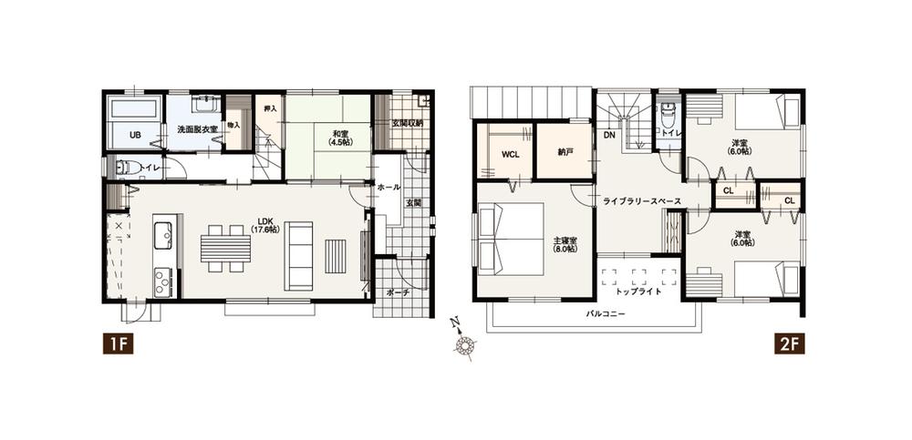 Floor plan. (D section), Price 39,800,000 yen, 4LDK+3S, Land area 206.9 sq m , Building area 121.74 sq m
