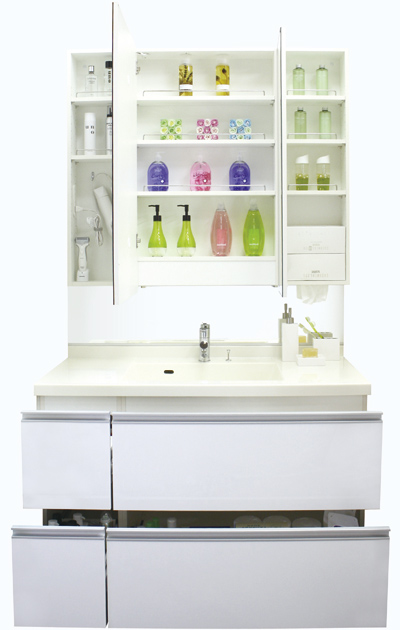 Bathing-wash room.  [Nice dresser] Vanity easy access easy to put away / Same specifications