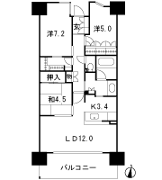 Floor: 3LDK + multi-closet, the occupied area: 75.06 sq m, Price: 29,480,000 yen ~ 30,380,000 yen