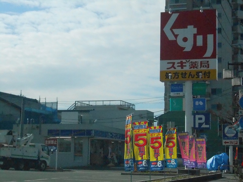 Dorakkusutoa. Cedar pharmacy Hibino shop 650m until (drugstore)