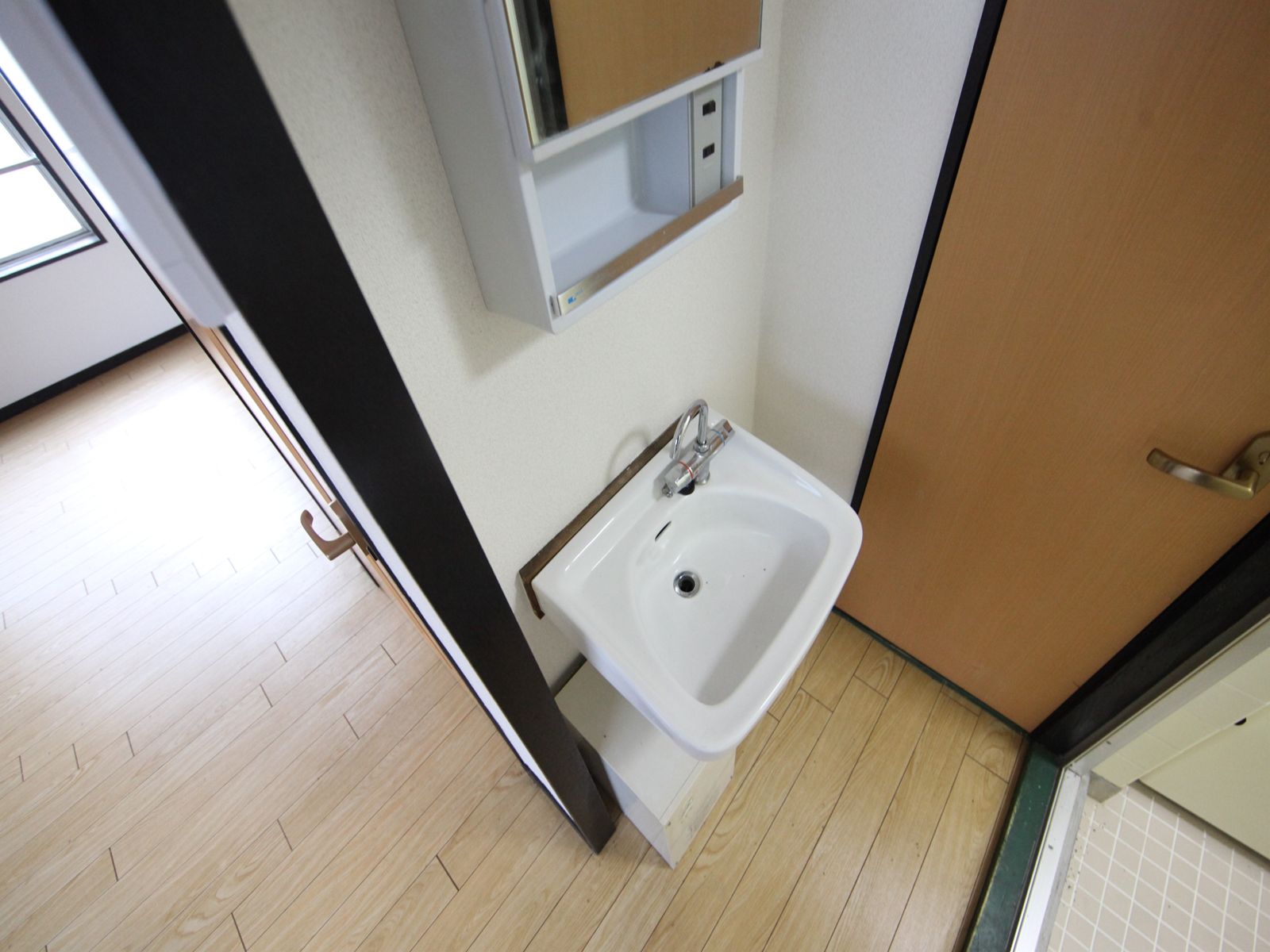 Washroom. Independent washbasin