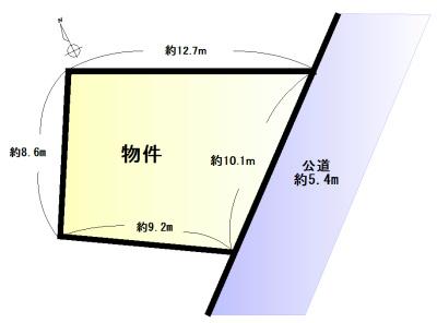 Compartment figure. Land price 14.5 million yen, Land area 99.94 sq m