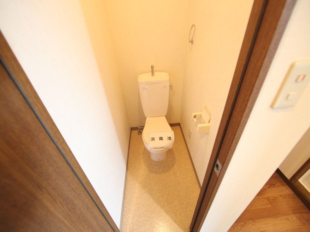 Toilet. Western-style toilet (warm water washing toilet seat installation Allowed)