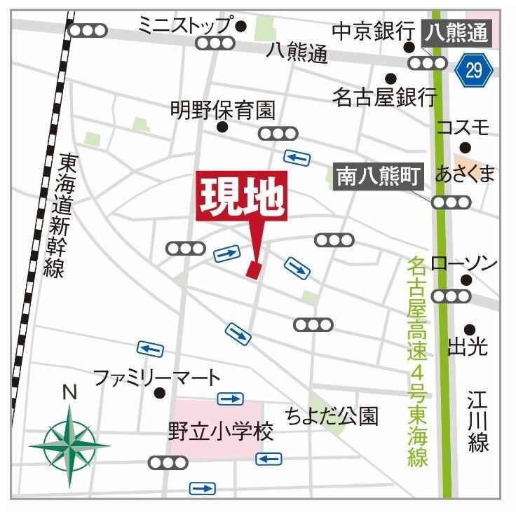 Local guide map. Detail view