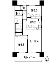 Floor: 2LDK, occupied area: 61.98 sq m, Price: 20,550,000 yen ~ 22,550,000 yen