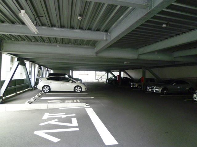 Parking lot. Self-propelled parking is with elevator.
