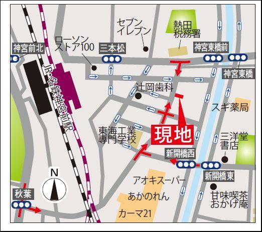 Local guide map. Detail view