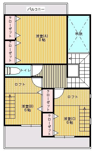 Floor plan. 33,800,000 yen, 4LDK, Land area 158.78 sq m , Building area 111.78 sq m 2F