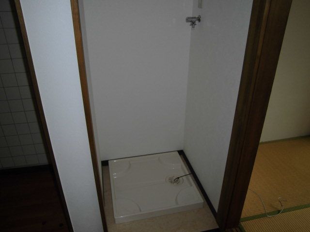 Other room space. Washing machine storage is located in the room