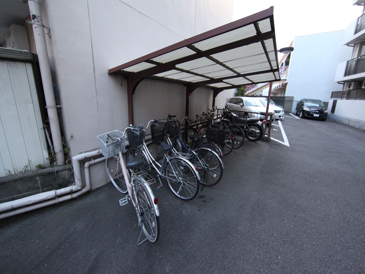 Other common areas. On-site bicycle parking lot