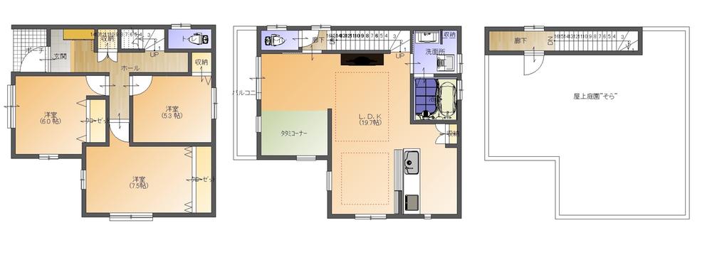 Floor plan. (A), Price 33,900,000 yen, 3LDK+S, Land area 99.08 sq m , Building area 103.12 sq m
