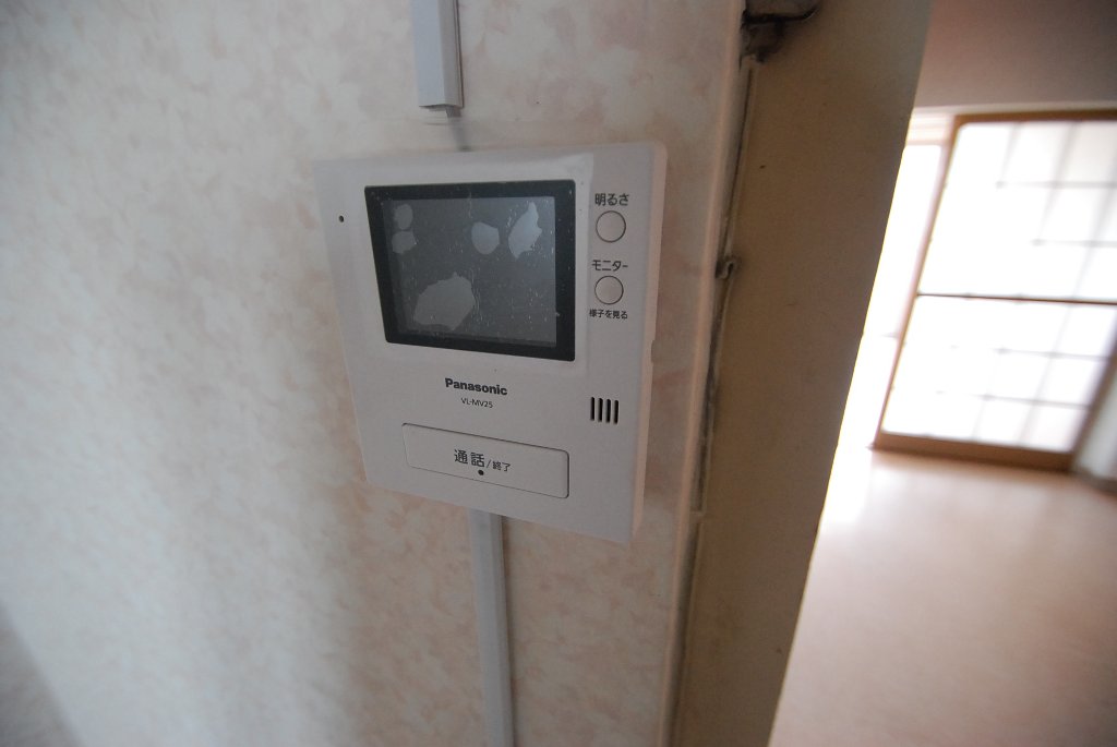 Security. Camera-equipped intercom