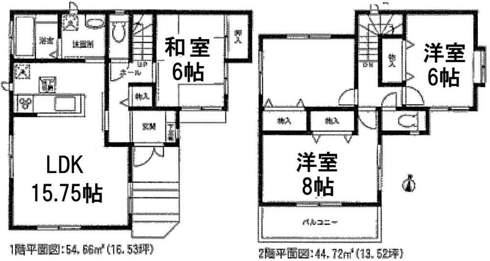 Floor plan. 42,900,000 yen, 4LDK, Land area 161.17 sq m , Building area 99.38 sq m floor plan