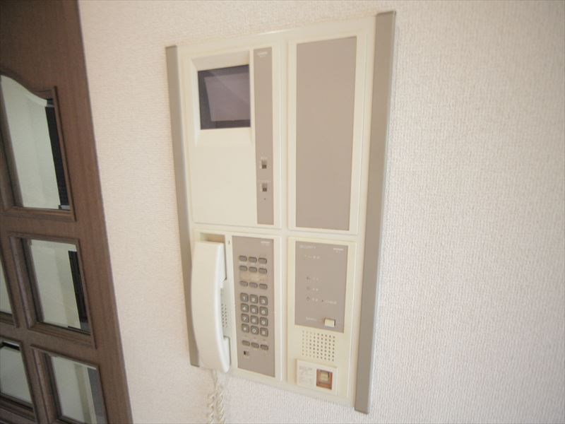 Security. Monitor with intercom