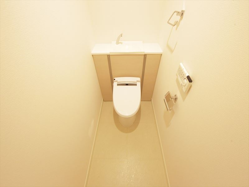 Toilet. With warm water washing toilet seat