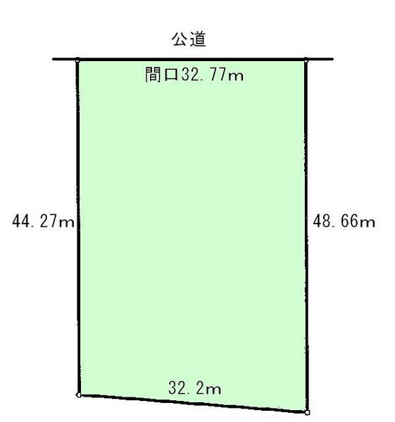 Compartment figure. Land price 200 million 92,420,000 yen, Land area 1,487.23 sq m